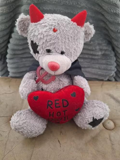 Red Hot devil knuffel h3, Overige merken, Overige karakters, Beer, Ophalen of Verzenden