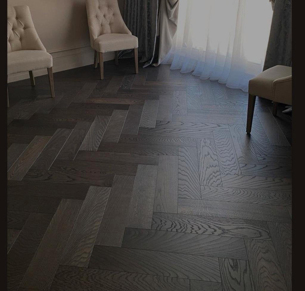 Eiken visgraat vloer legklaar partij nog 900m2! Parket, Ophalen of Verzenden, Nieuw, 75 m² of meer, Parket
