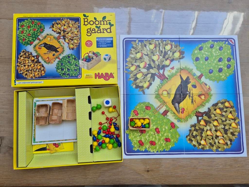 Boomgaard HABA - Compleet spel met kleine gebreken, Een of twee spelers, Ophalen of Verzenden, Gebruikt, HABA