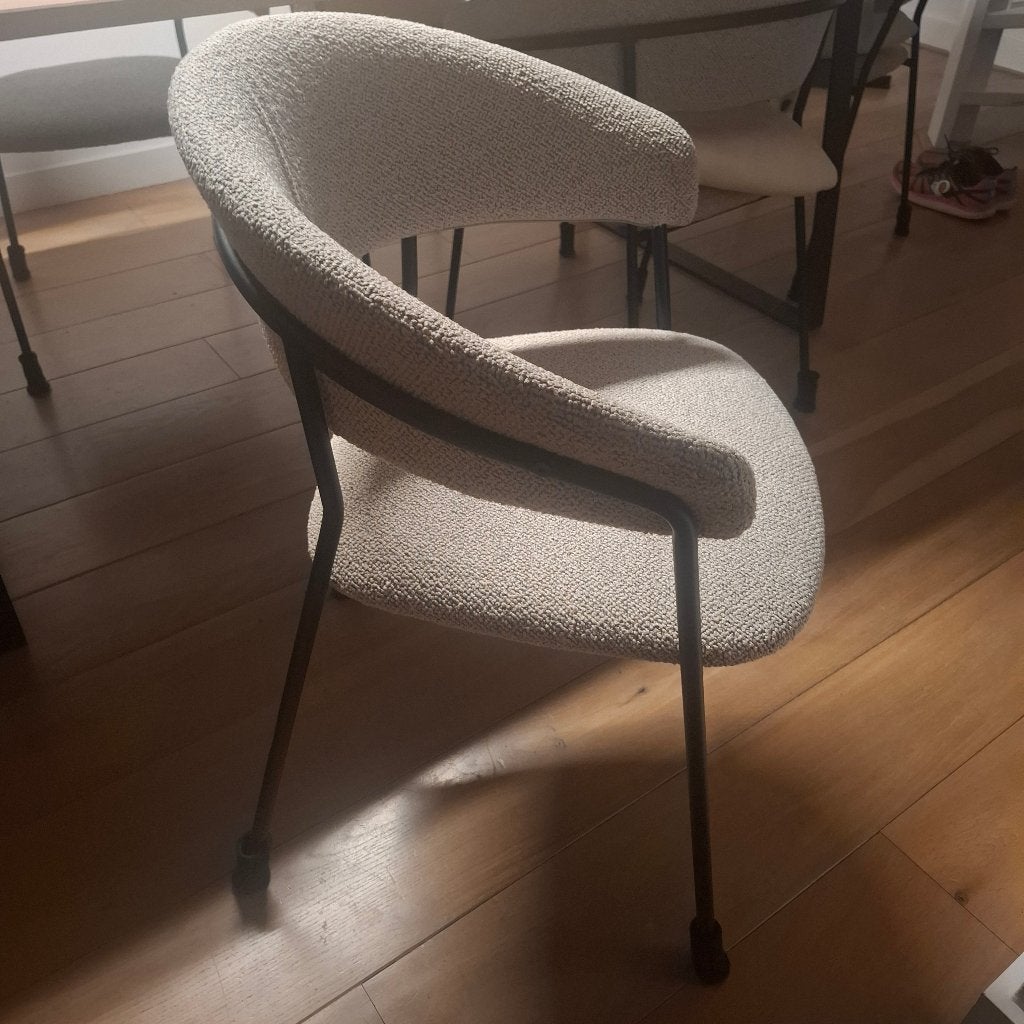 Eethoekstoelen  6 stuks, Ophalen, Overige kleuren, Zo goed als nieuw, Stof