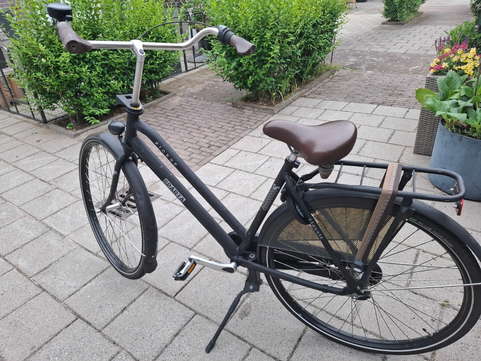 Sparta Pick-Up Classic Damesfiets - Mat Zwart, Ophalen, Terugtraprem, Sparta, Gebruikt