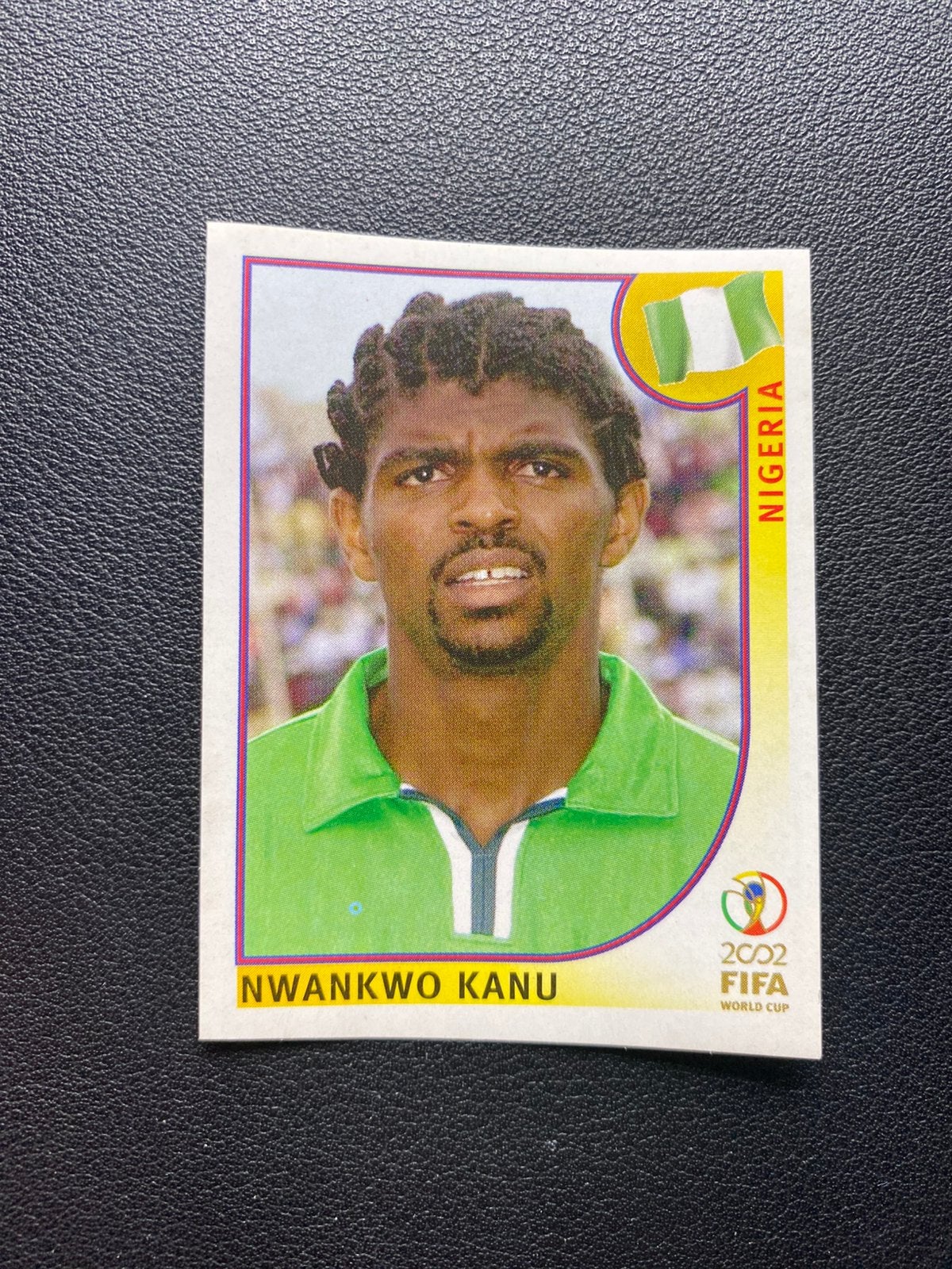 Nwankwo Kanu - Nigeria - Panini WK 2002 Sticker, Ophalen of Verzenden, Gebruikt