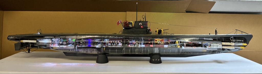 U-552 Duitse U-Boot Type Vll 1/48 met 80 ledlampjes, Hobby en Vrije tijd, Modelbouw | Boten en Schepen, Ophalen, Nieuw, 1:32 tot 1:50