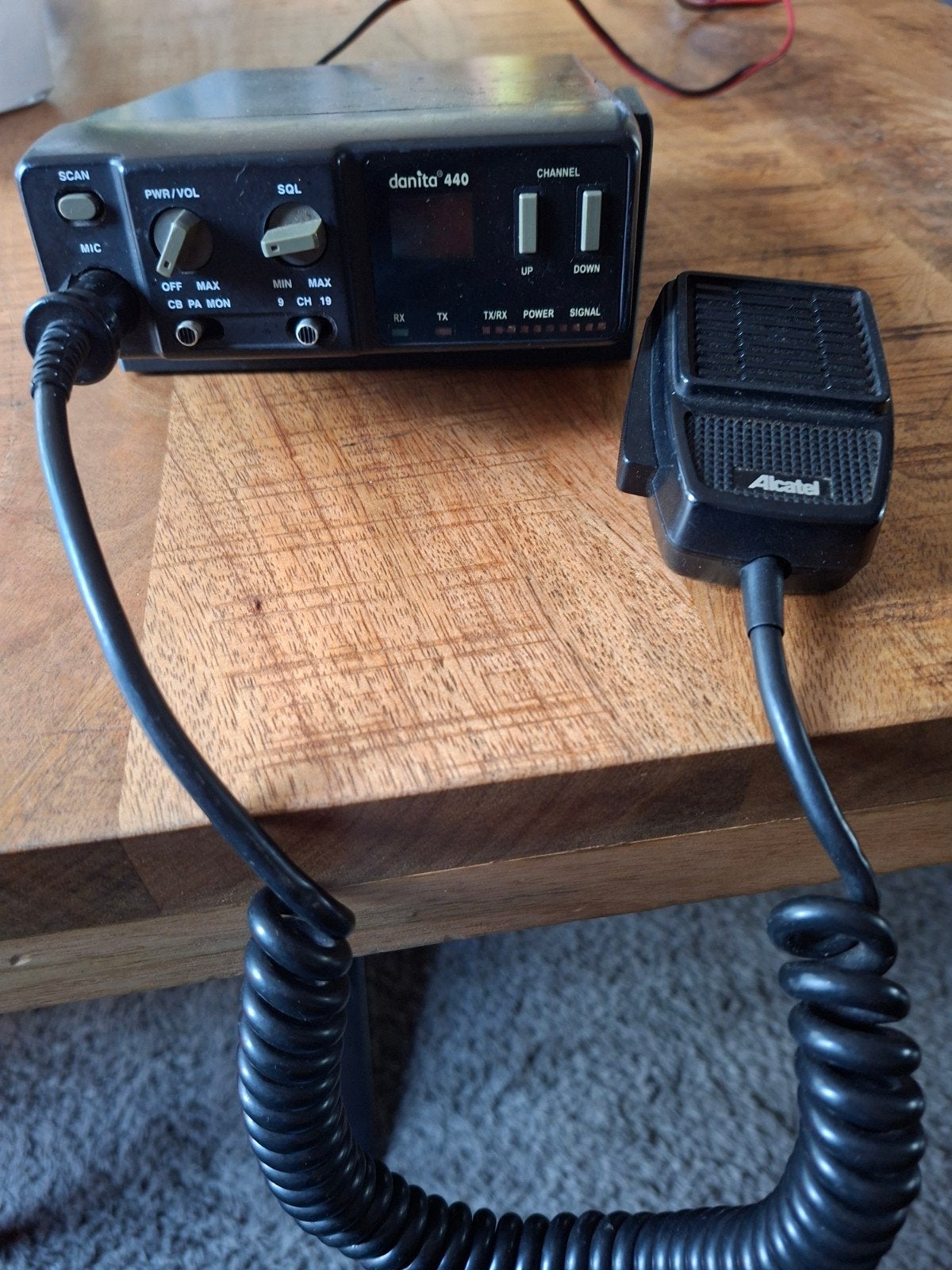 Danita 440 CB-radio met Alcatel microfoon, Ophalen of Verzenden