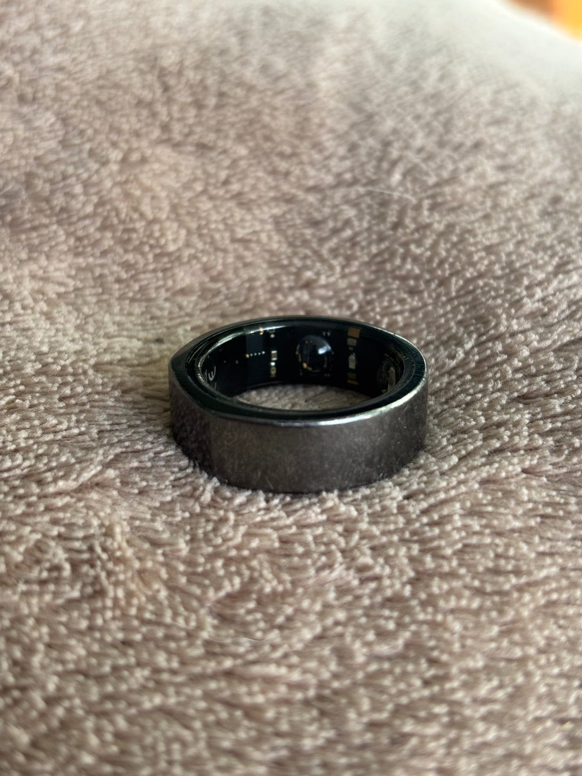Oura Ring Gen 3 Black Maat 10 met lader - Gebruikt, Ophalen of Verzenden, Waterdicht, Gebruikt, Zwart