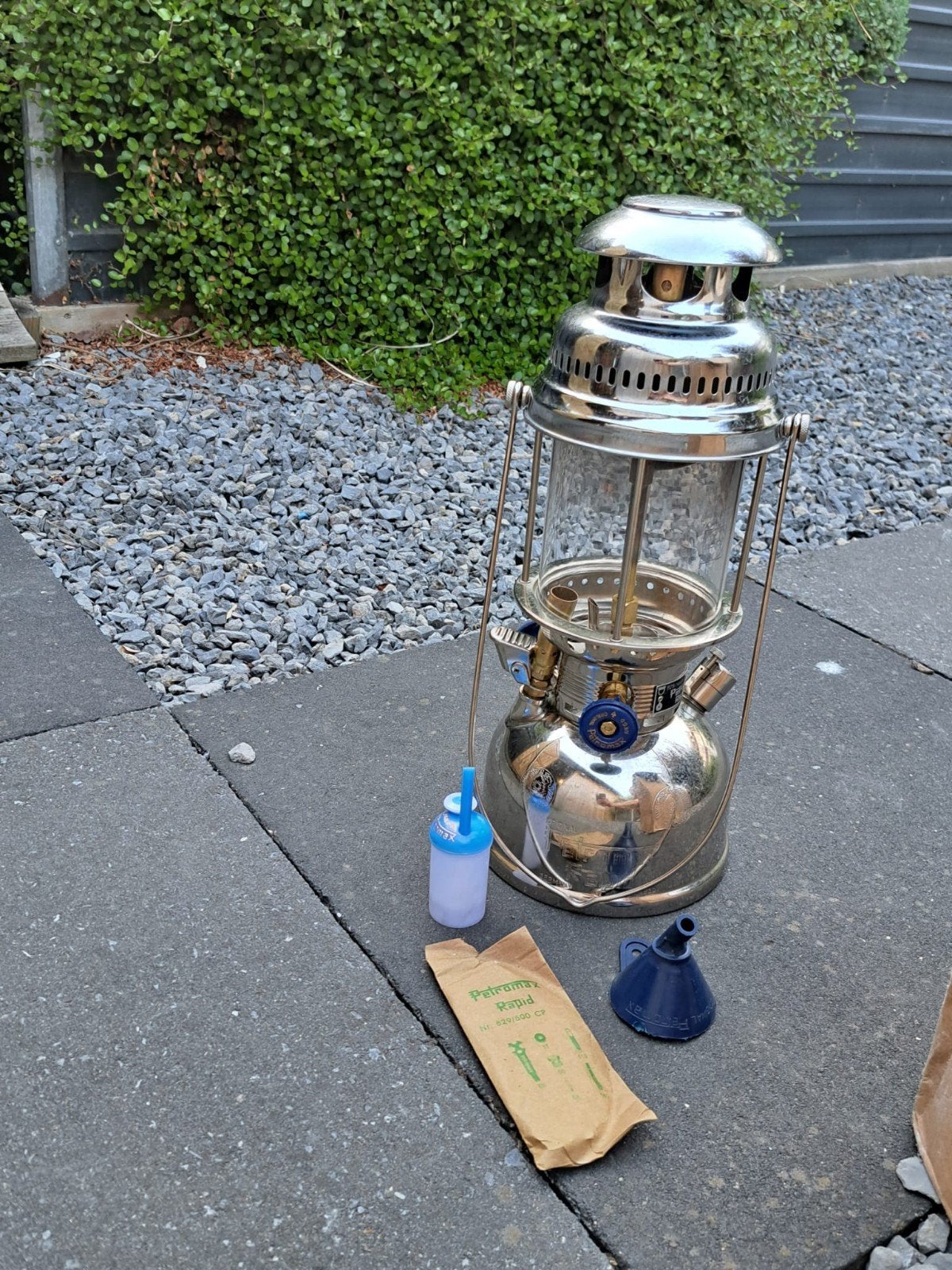 Petromax Super Rapid 829 500 CP petroleumlamp in goede staat, Ophalen of Verzenden, Zo goed als nieuw