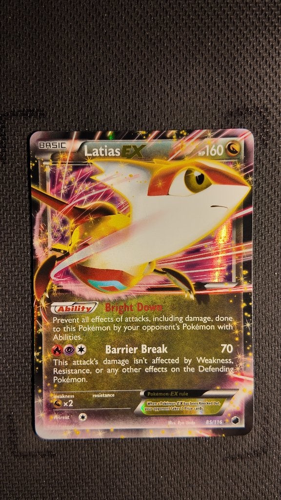 Latias-EX 85 Plasma Freeze | Pokemon kaart, Ophalen, Losse kaart, Foil