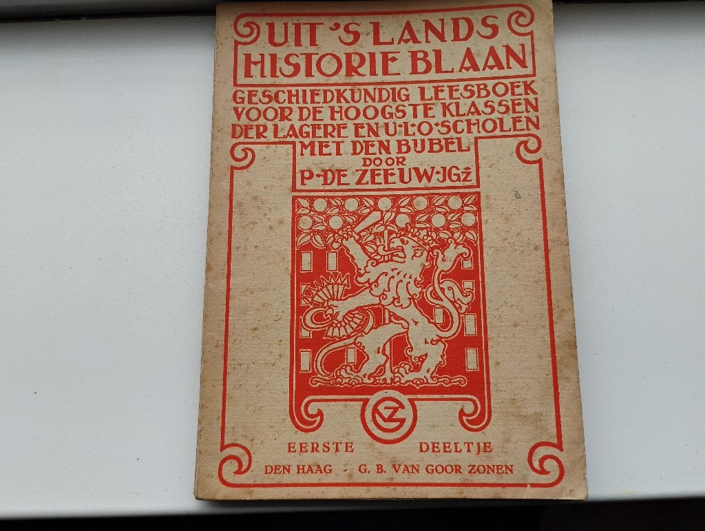 3 x Uit 's lands historieblaan geschiedkundig leesboek 1929, Ophalen of Verzenden, Gelezen, Overige niveaus, Nederlands