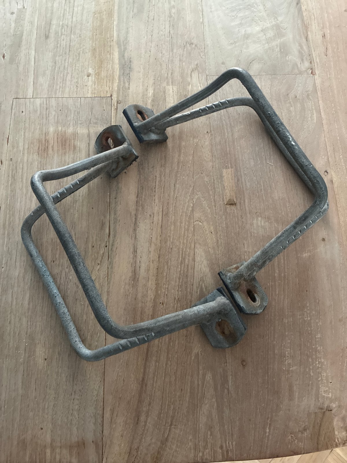 3x IJzeren fietsenrek voor aan de muur, Ophalen of Verzenden, Gebruikt
