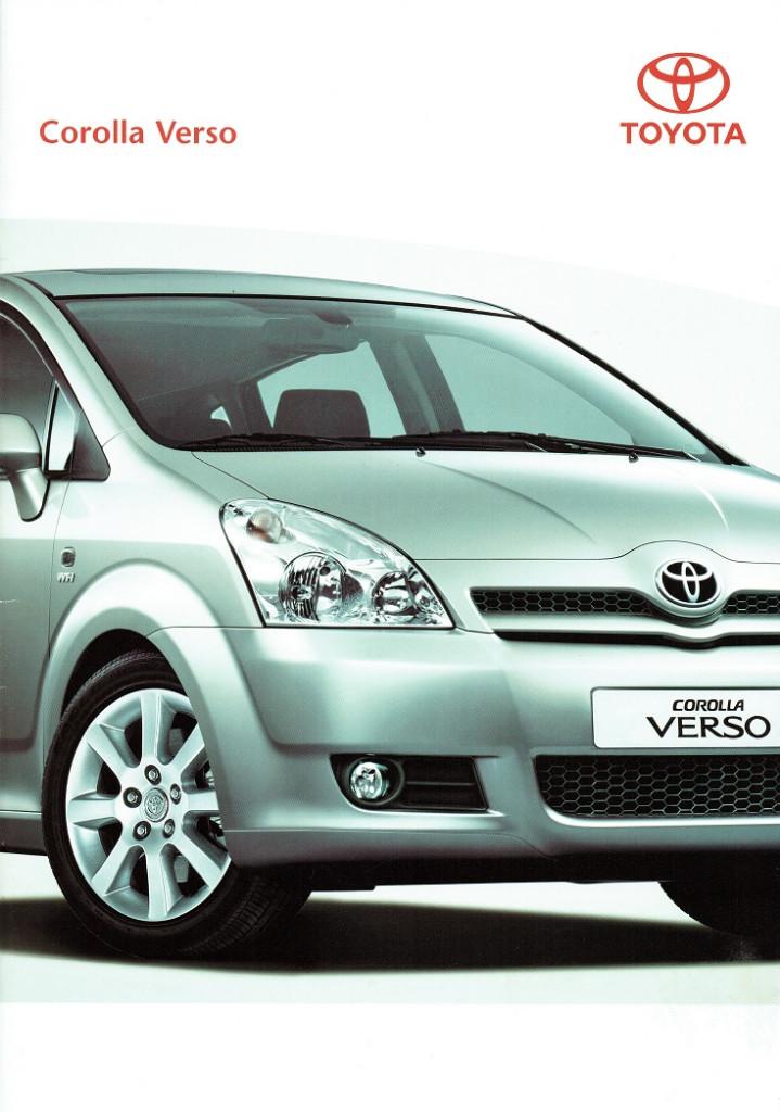 Folder Toyota Corolla Verso (2004), Verzenden, Gelezen, Toyota
