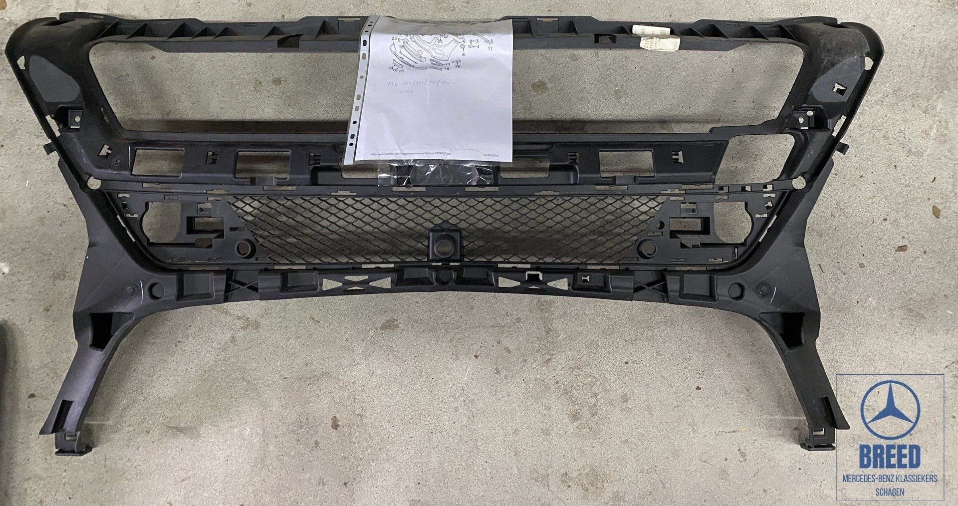 NOS basisdrager voorbumper voor Mercedes-Benz W166 ML GLE, Ophalen, -, Voor, Nieuw