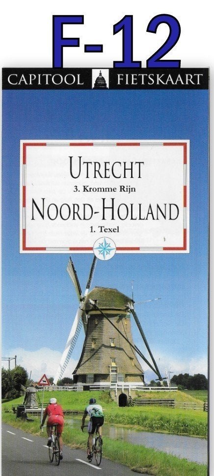 F12 Fietskaart Utrecht / Noord Holland Kromme Lijn / Texel, 2000 tot heden, Ophalen of Verzenden, Nederland, Landkaart