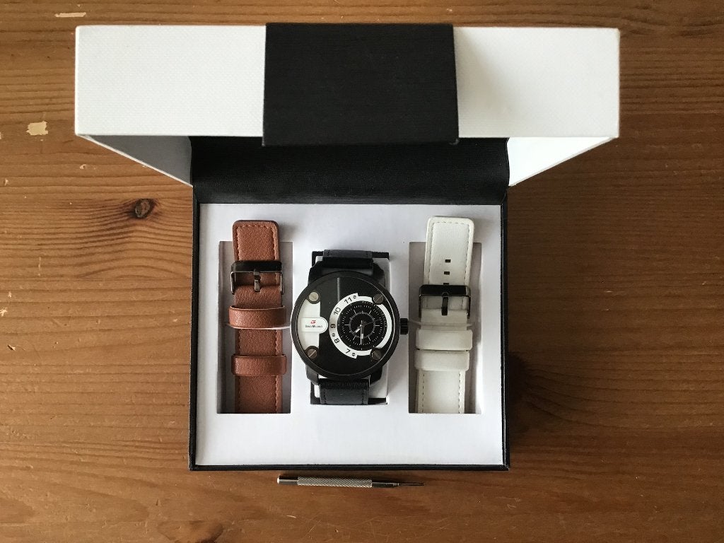 Horloge van Gino Milano, Leer, Polshorloge, Nieuw, Ophalen