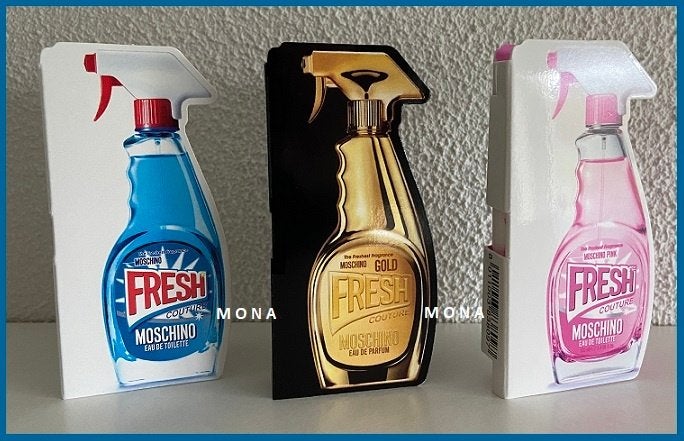 Fresh Couture set 3 parfum samples proefjes testers monsters, Verzenden, Nieuw