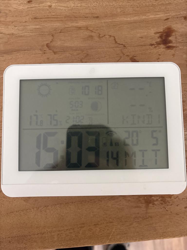 AURIOL RC Weerstation - Nauwkeurige Weersvoorspelling, Ophalen, Zo goed als nieuw, Weerstation