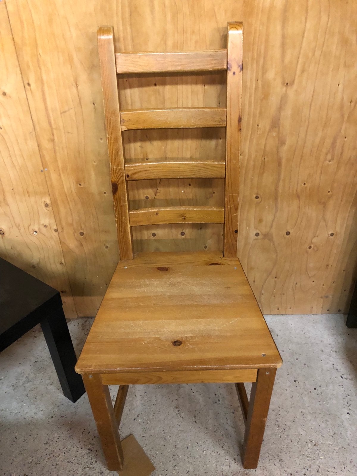 4 houten stoelen, Ikea, Ophalen, Gebruikt, Overige kleuren, Vier