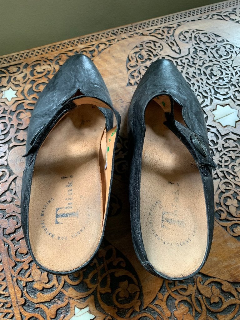 schoenen, Kleding | Dames, Schoenen met lage hakken, Zwart, Think!, Ophalen of Verzenden