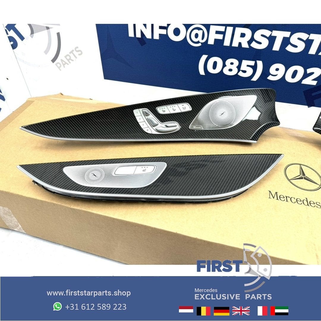 W257 C257 CLS KLASSE CARBON DEUR LIJSTEN SET INTERIEUR LRVA