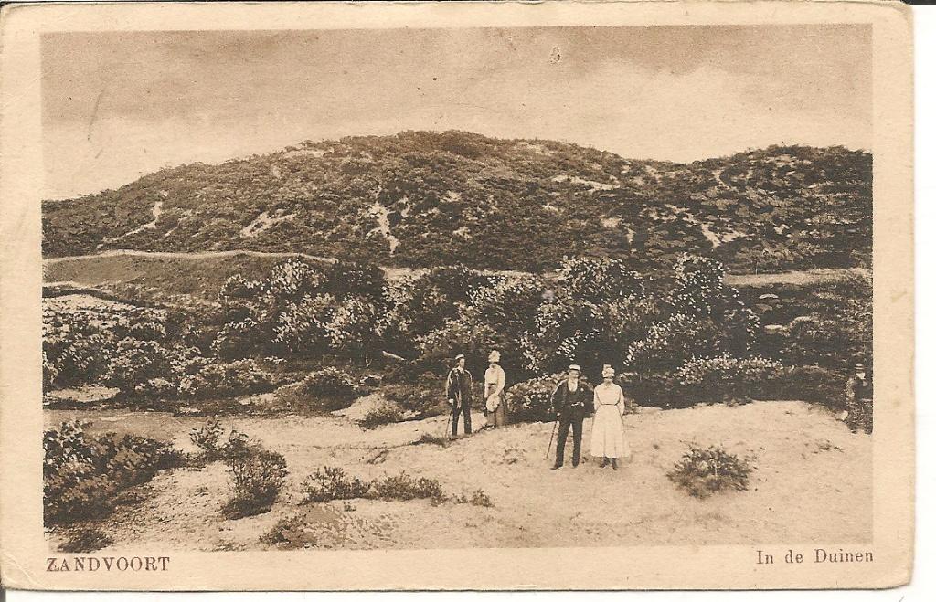 Zandvoort In de Duinen., Ophalen of Verzenden, 1920 tot 1940, Gelopen, Noord-Holland
