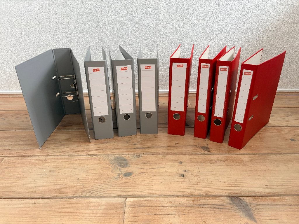 ordners (8 stuks), Ophalen, Zo goed als nieuw