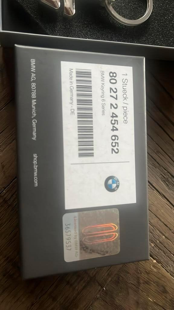Nieuwe en originele sleutelhanger voor uw BMW 6 serie, Verzenden, Nieuw, Merk, Info@bmw.nl