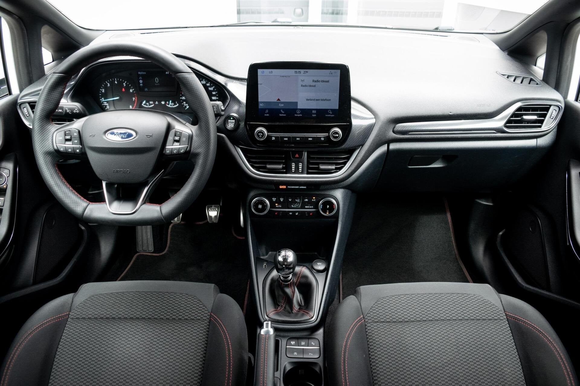 Ford Fiesta 1.0 EcoBoost Hybrid ST-Line|WINTERPACK|KEYLESS|C, Auto's, Voorwielaandrijving, Dealer onderhouden, 125 pk, Gebruikt