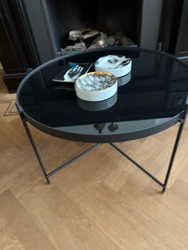 Zuiver bijzettafel, 50 tot 100 cm, Rond, Ophalen of Verzenden, Minder dan 50 cm