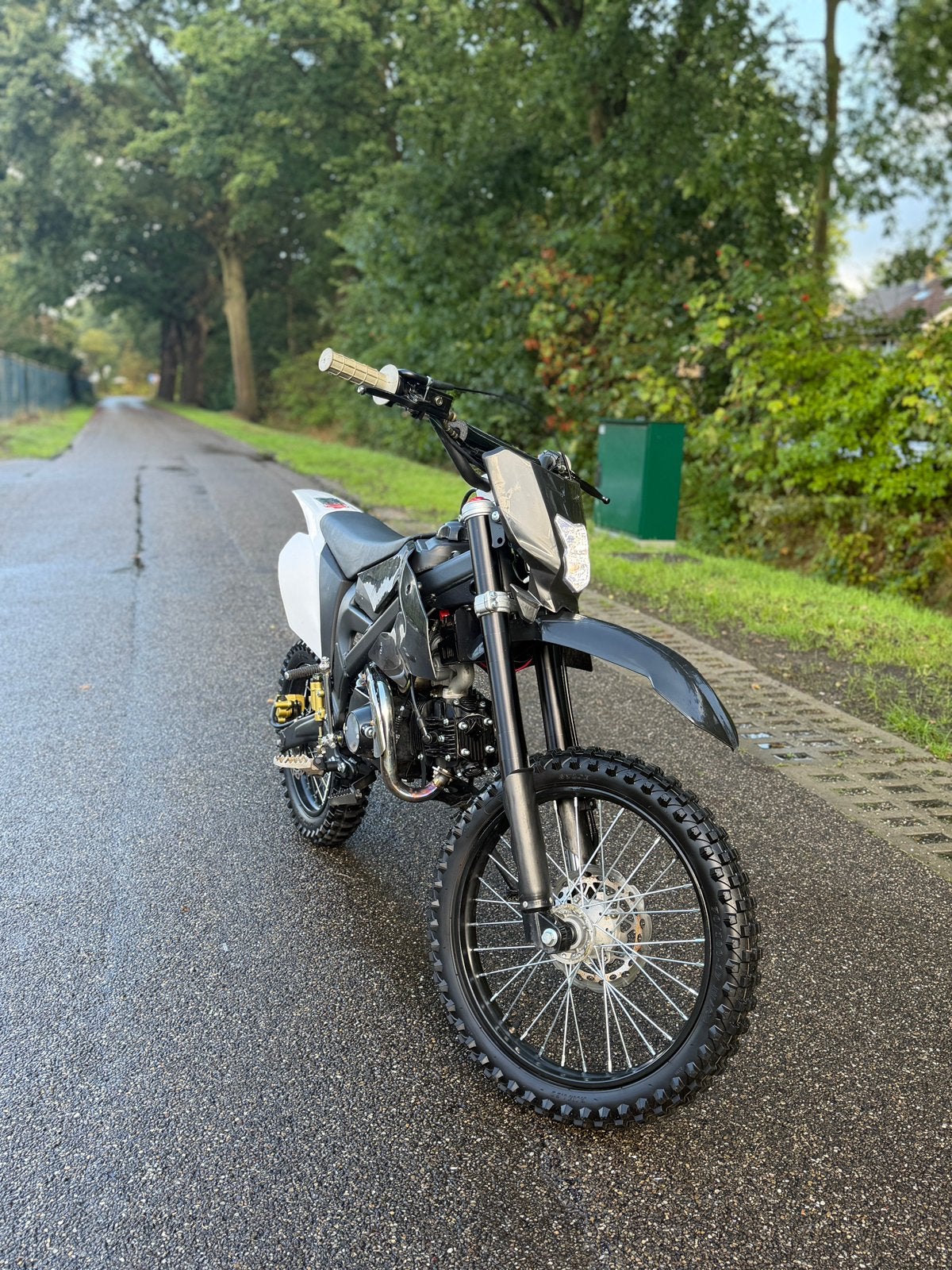 KXD PRO 140cc pitbike elektrische start, Fietsen en Brommers, Minibikes, Midibikes en Pitbikes, Schijfrem, Ophalen, 140 cc, Pitbike