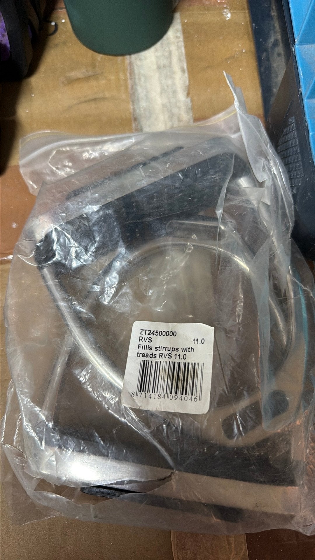 Nieuwe RVS stijgbeugels maat 11 cm, Ophalen of Verzenden, Nieuw, Stijgbeugels