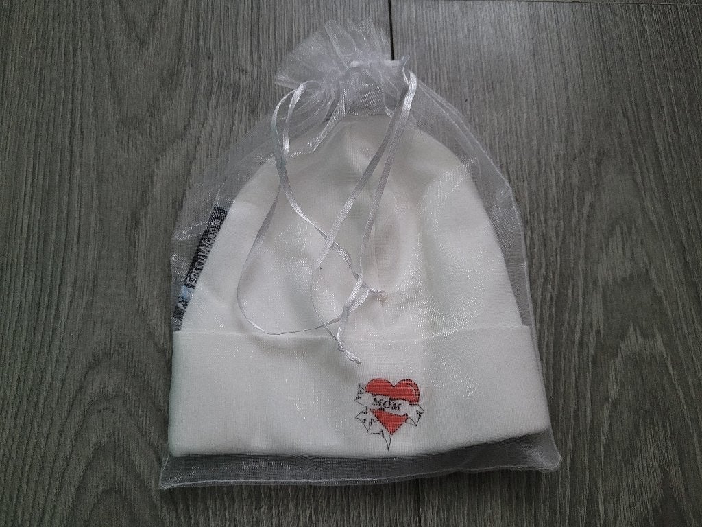 FRESHWEAR creme babymutsje MOM *nieuw* ~ MP3701, Kinderen en Baby's, Babykleding | Mutsen, Sjaals en Wanten, Jongetje of Meisje