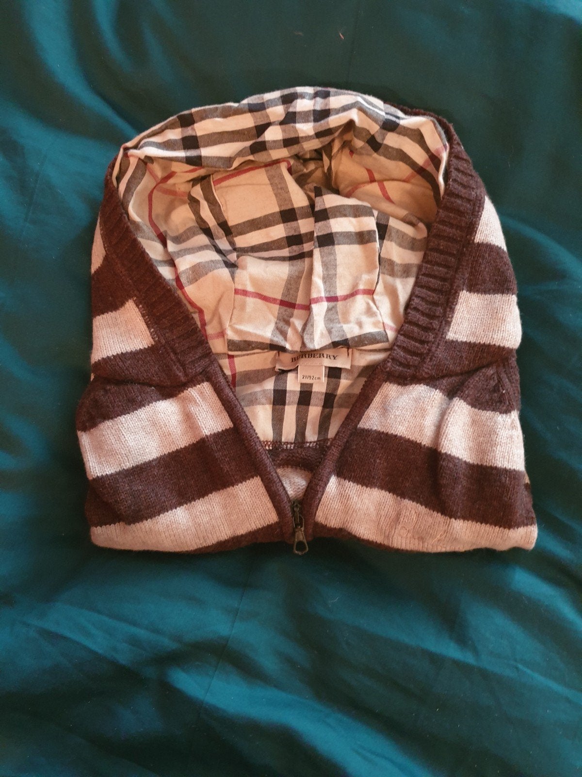 Burberry vestje vest 92 origineel, Kinderen en Baby's, Ophalen, Jongen of Meisje, Trui of Vest, Zo goed als nieuw