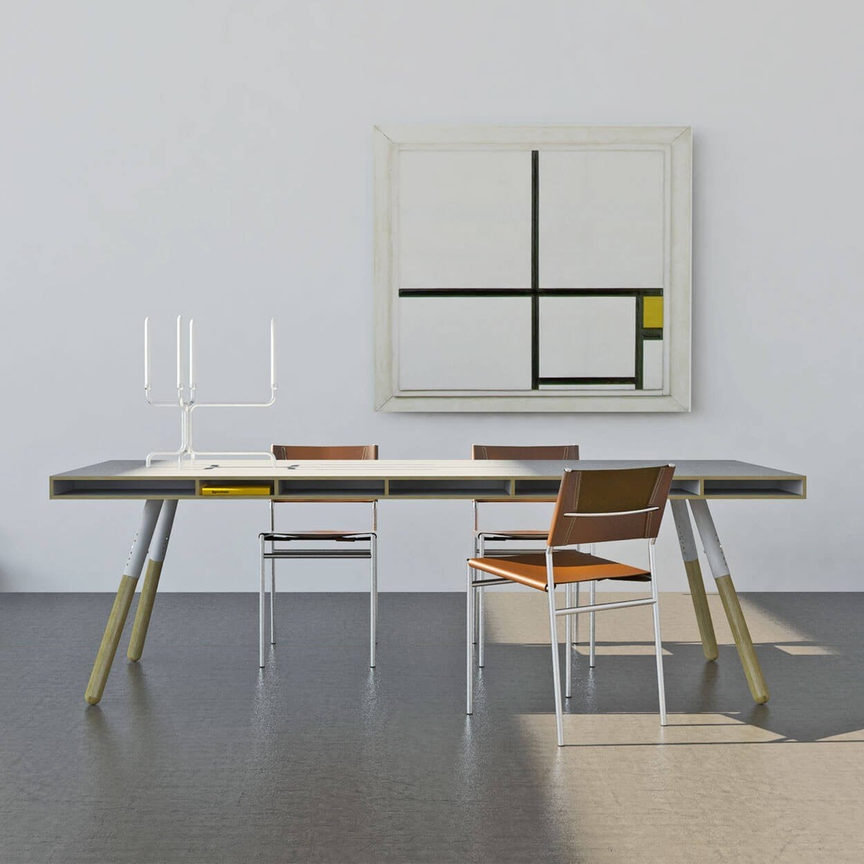 Spectrum Phill design tafel / bureau – 180 x 90 cm, Ophalen, 50 tot 100 cm, Zo goed als nieuw, 150 tot 200 cm