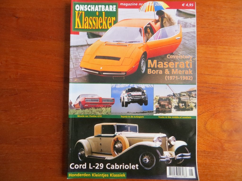 Onschatbare klassieker 5 2007 Maserati Bora Merak ('71-'82), Ophalen of Verzenden, Nieuw