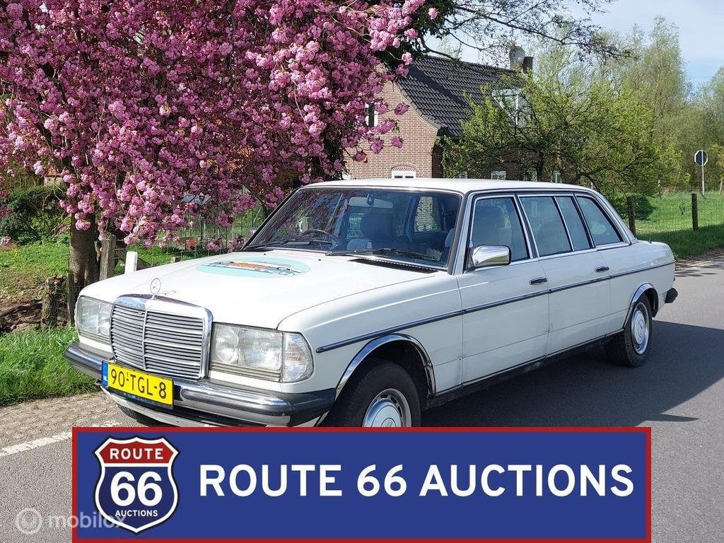 Mercedes-Benz 250 Pullman | 1984 | Route 66 Auctions, Overige carrosserieën, Zwart, Mercedes-Benz, Bedrijf