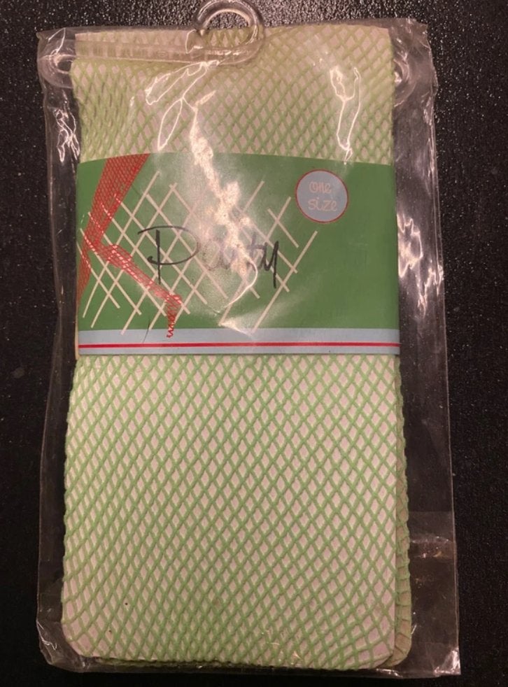 One size - Felgroene netpanty's (nieuw in de verpakking), Kleding | Dames, Nieuw, Overige maten, Ophalen of Verzenden, Onbekend