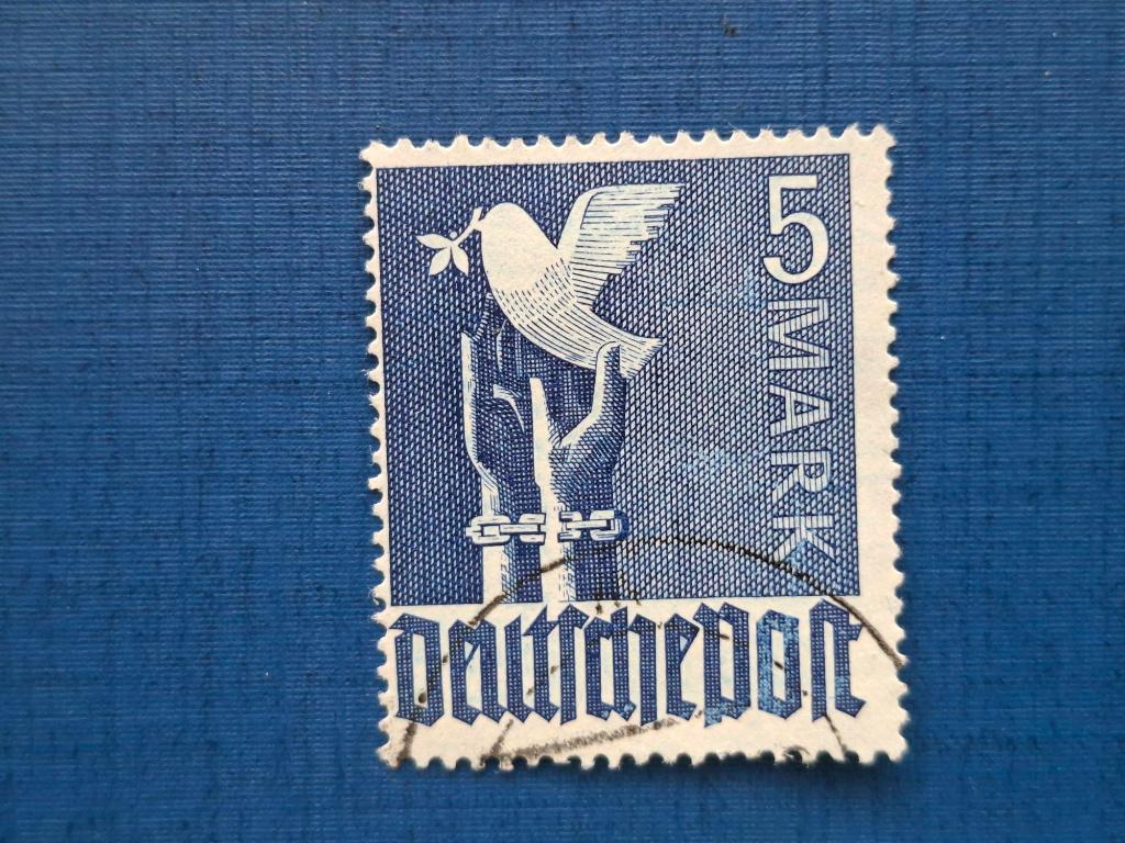 Postzegel Duitse Rijk 1947 zegel Geallieerden Uitgave 13-05, Ophalen of Verzenden, Overige periodes, Gestempeld