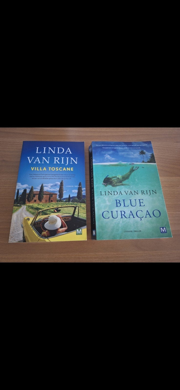 Linda van Rijn villa toscane en blue curaçao, Ophalen of Verzenden, Zo goed als nieuw, Linda van Rijn