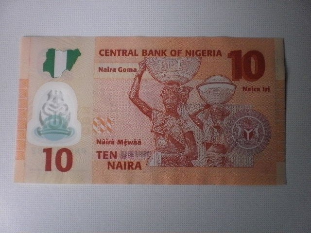 Nigeria- 10 Niara- Bankbiljet, Verzenden, Nigeria, Los biljet