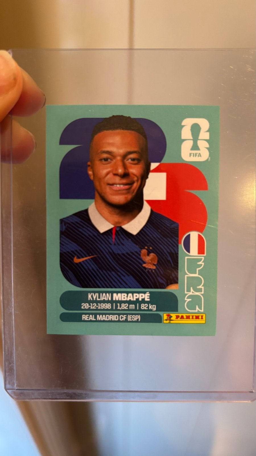 Kylian Mbappé FIFA World Cup 2026 Panini Spelerskaart, Ophalen of Verzenden, Nieuw, Buitenlandse clubs, Spelerskaart