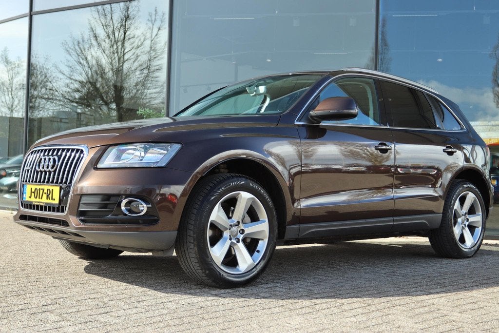 AUDI Q5 2.0 TFSI QUATTRO AUT. | CRUISE | CLIMATE | LEDER | L, Auto's, Audi, Gebruikt, Zwart, 4 cilinders, Leder