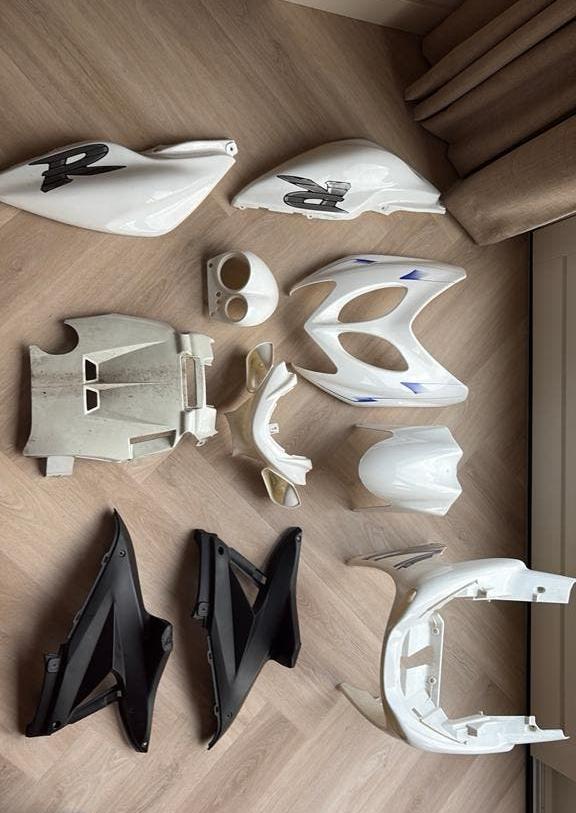 Witte kappenset Yamaha Aerox, Ophalen of Verzenden, Zo goed als nieuw, Kap, Yamaha
