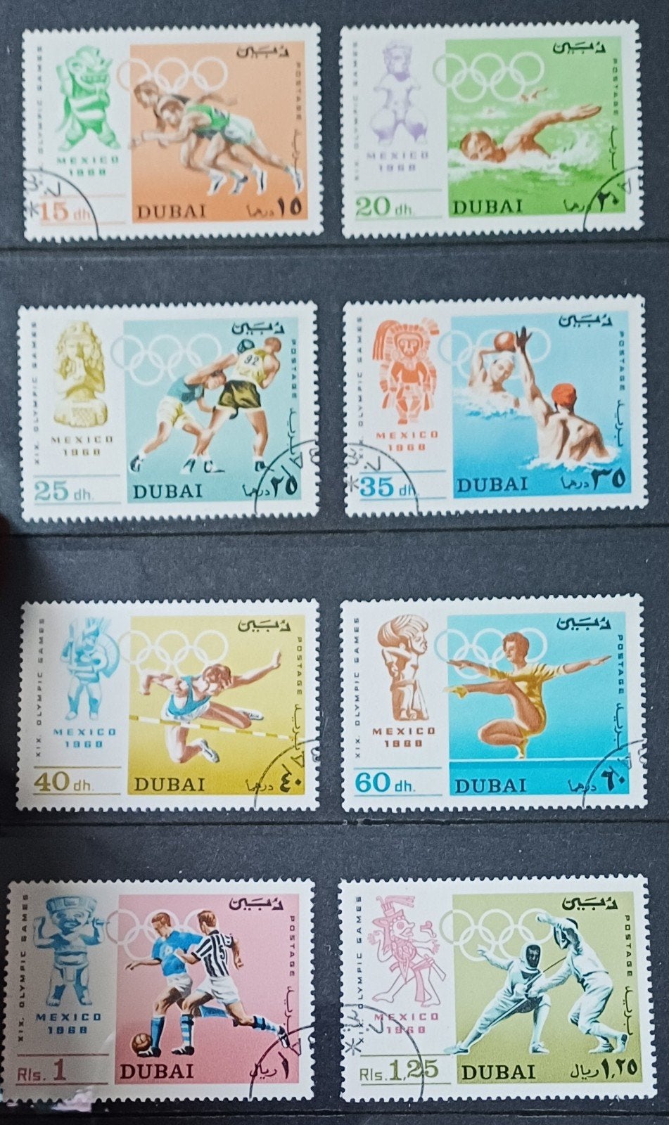 Dubai Olympische Spelen Mexico 1968, Ophalen of Verzenden, Sport
