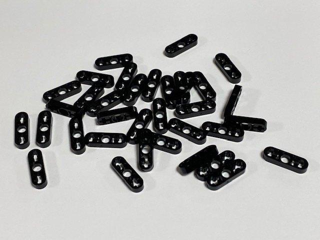 Partij Lego 35x 1x3 technic dunne liftarm in diverse kleuren