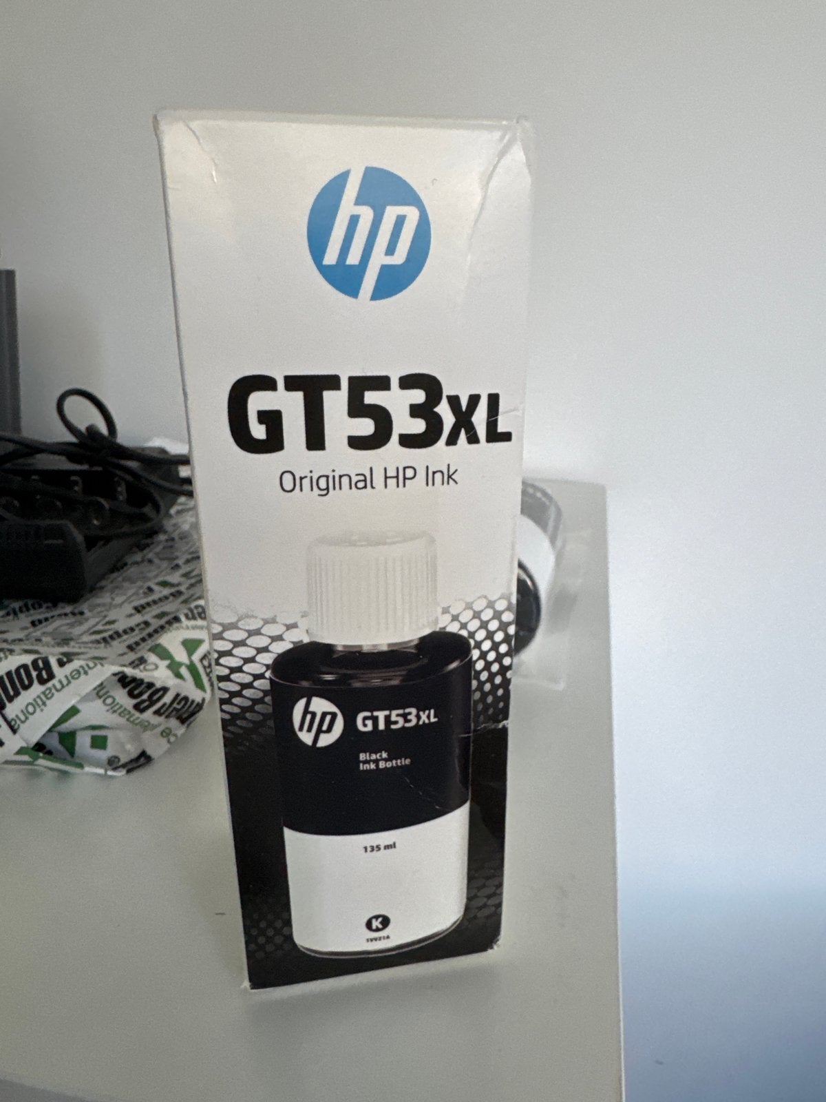 HP GT53XL Zwarte Inktfles - Origineel HP Inkt, Ophalen of Verzenden, Nieuw, Cartridge