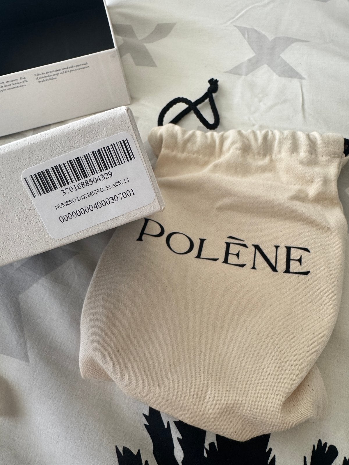 Polène Numéro Dix Micro Zwart - Zo goed als nieuw, Sieraden, Tassen en Uiterlijk, Ophalen of Verzenden, Zo goed als nieuw, Zwart