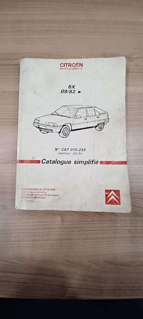 Citroën BX onderdelen boek microfiches, Ophalen of Verzenden, Gelezen, Diverse