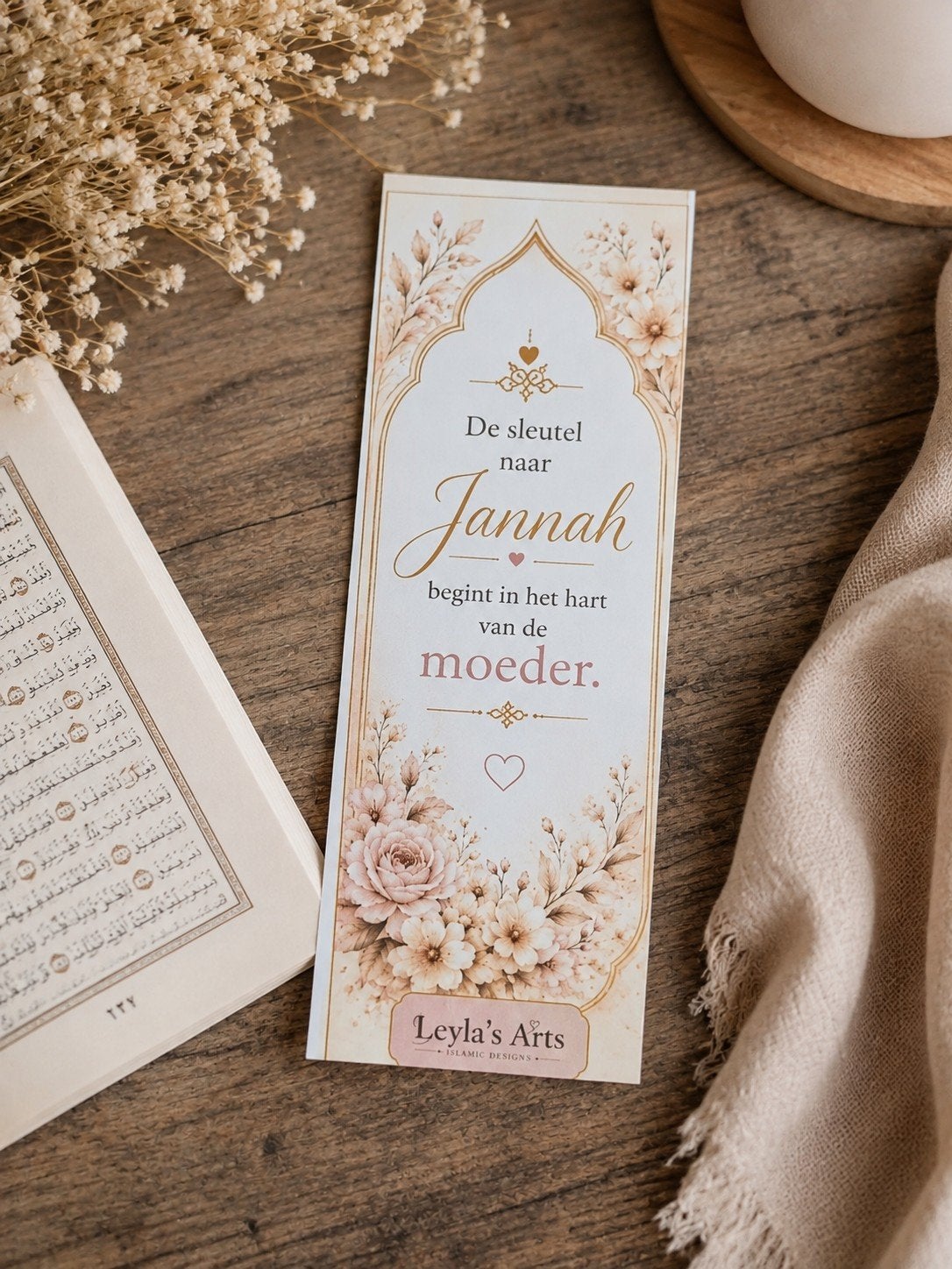 Boekenlegger: De sleutel naar Jannah gaat via je moeder, Verzamelen, Boekenleggers, Ophalen of Verzenden