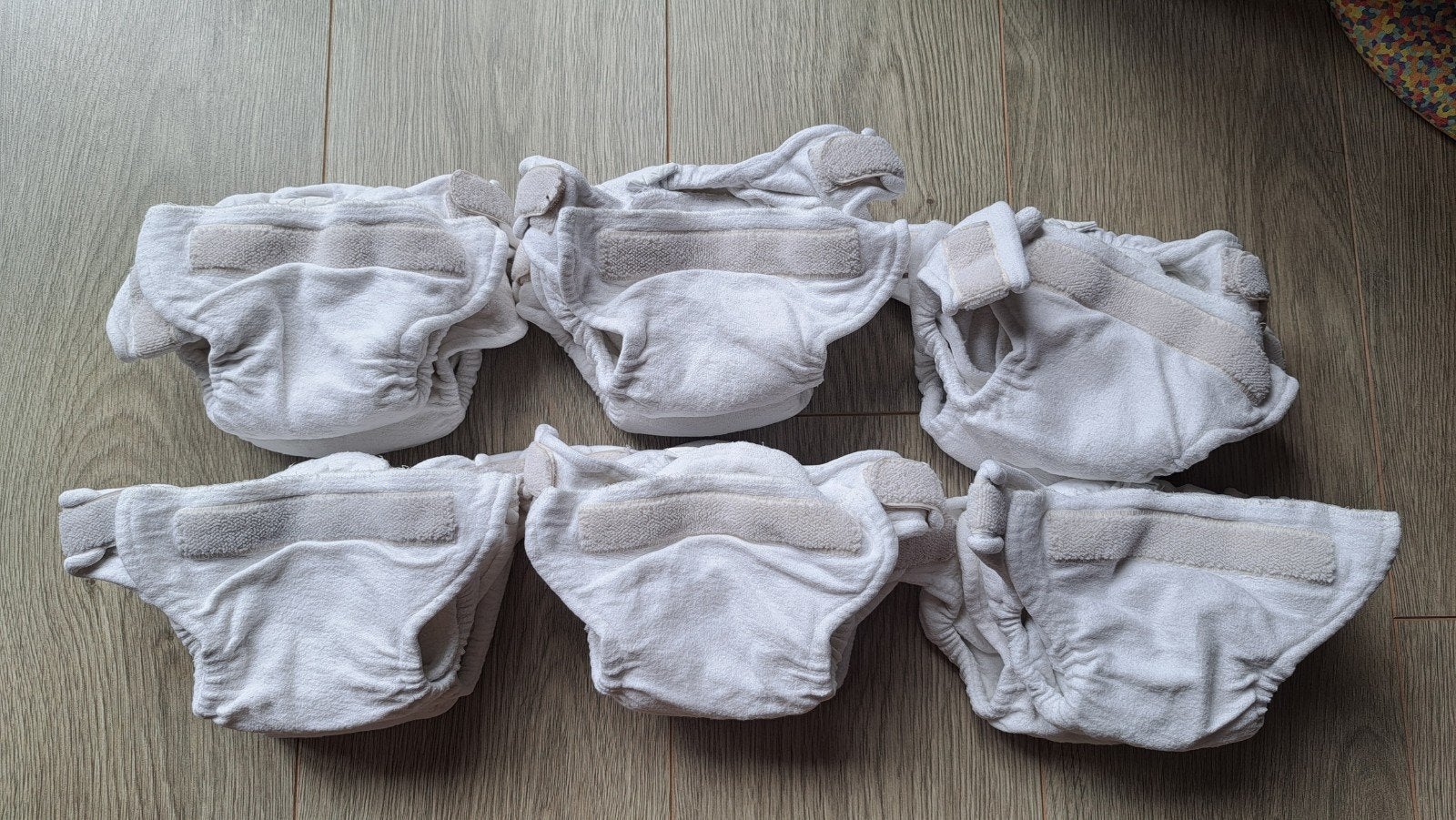 12x Hu-Da newborn bamboeluier met klittenband, Ophalen of Verzenden, Zo goed als nieuw