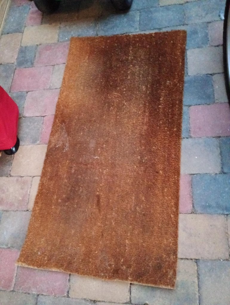 Kokosmat ( degelijk, zwaar, dik ) deurmat binnen buiten, Ophalen of Verzenden, Rubber, Binnen