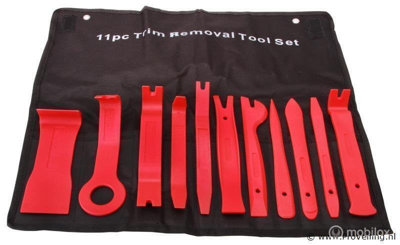 Online Veiling: Deurbekleding en sierlijst montageset rood, Nieuw